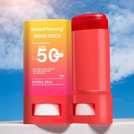 Baked Beauty Invisi Stick ā Broad Spectrum Spf 50 And Pa++++