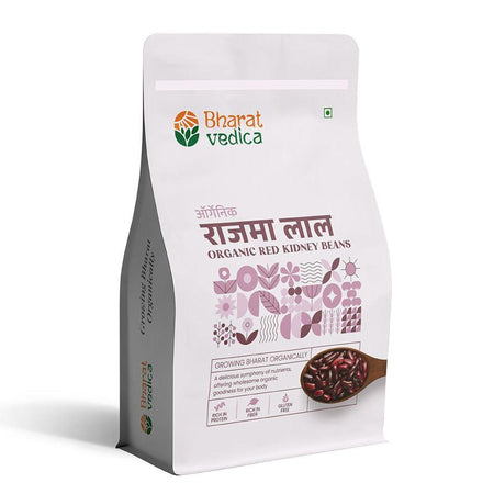 Bharat Vedica Organic Red Kidney Beans - Organic Rajma Red