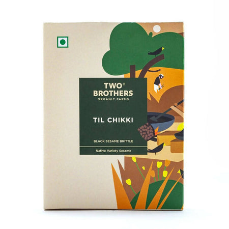 Two Brothers Organic Farms Black Sesame Jaggery Chikki