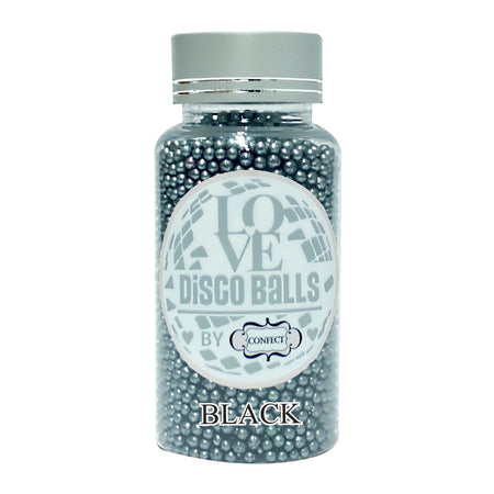 Confect Black Disco Balls Sprinkles 3 MM