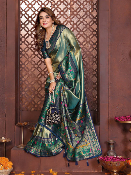 Anaita Banarasi Tissue Silk Saree