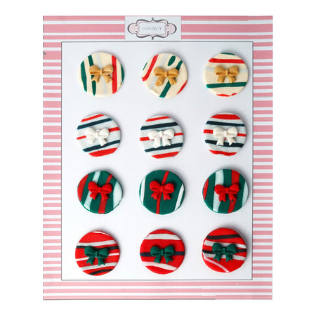 Confect Assorted Medallions | Edible Christmas Topper