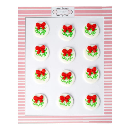 Confect Christmas Reindeer Green & Red | Edible Christmas Topper