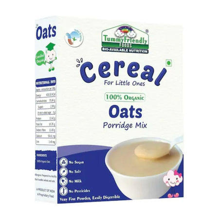 TummyFriendly Foods Certified Organic Oats Porridge Mix for 6 Months Old