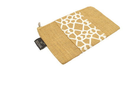 MiDazzle Jute Zipper Pouch JdJZP2001