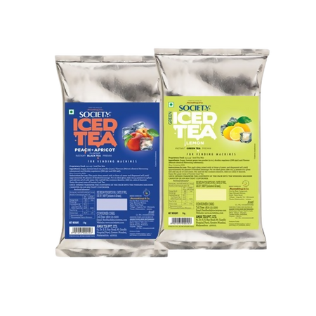 Society Peach Apricot&Lemon Green Tea Iced Tea Combo