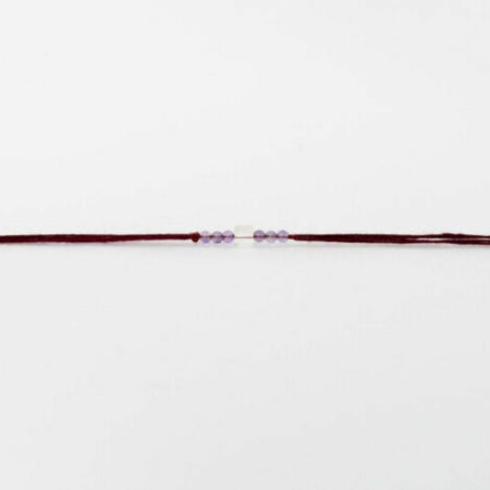 Indianvibez Bodh Clarity & Insight Real Crystal Stone Rakhi With Authenticity Certificate