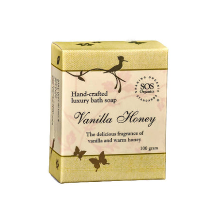 SOS Organics Vanilla Honey Luxury Bath Soap
