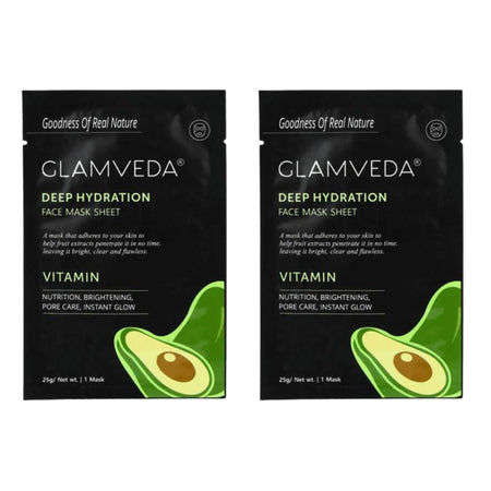 Glamveda Vitamin Sheet Mask-Pore Care & Nutrition