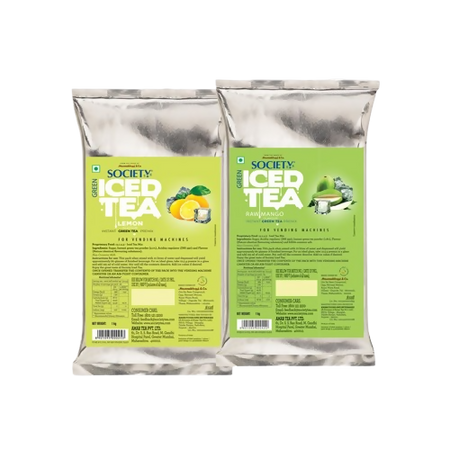 Society Lemon Green Tea&Raw Mango Iced Tea Combo