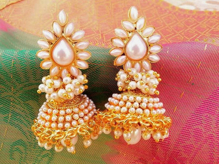 White Aashiqui-2 Earrings