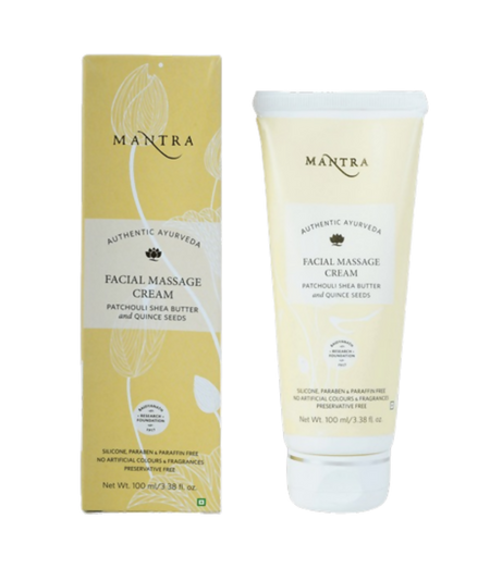 Mantra Herbal Facial Massage Cream Patchouli Shea Butter and Quince Seeds