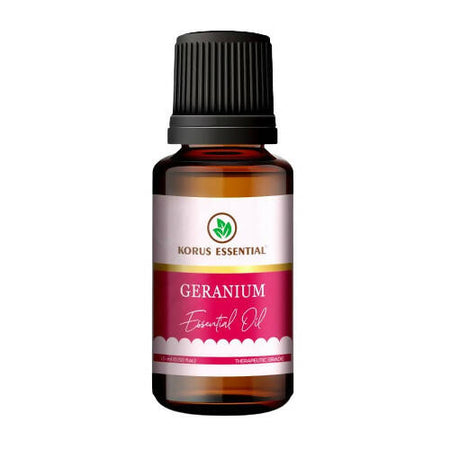 Korus Essential Geranium Essential Oil - Therapeutic Grade