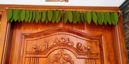Fabric Leaf Toran
