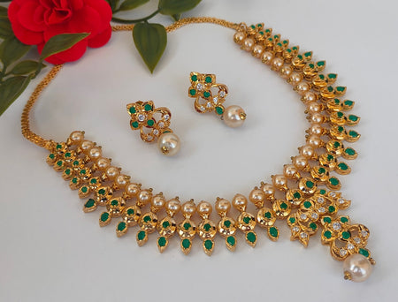 Uncuts & Emeralds Bridal Jewelry Set