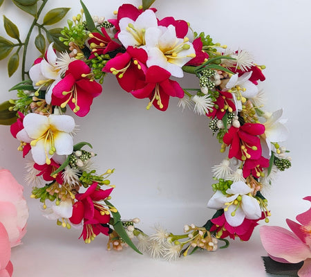 Pink Bridal Hair Accessories