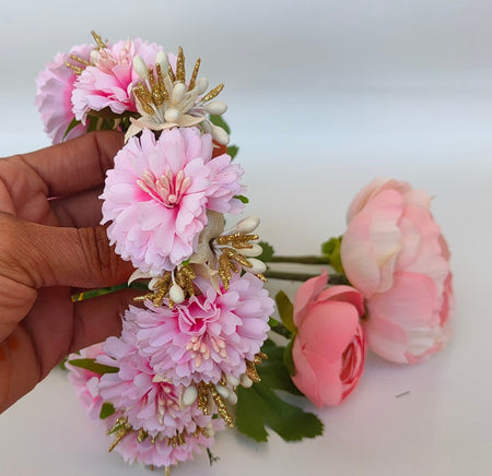 Baby Pink Bridal Hair Accessories