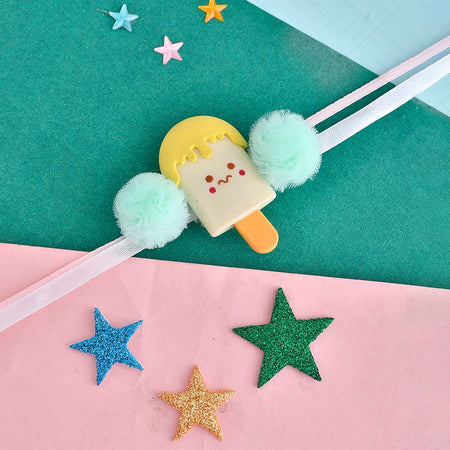 trueBrowns X Voylla Colourful Ice Cream Motif Kids Rakhi For Kids