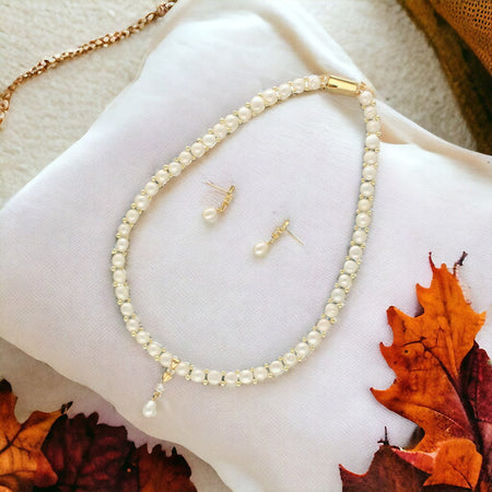 J Pearls Jabi 1 Line Pearl Necklace