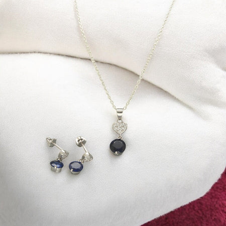 J Pearls Clara 925 Silver Pendant Set