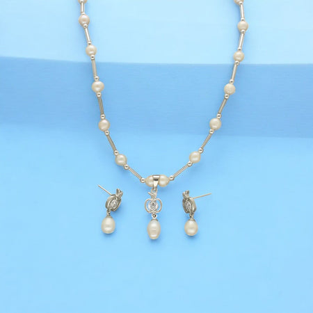 J Pearls Percy Pearl Pendant Set