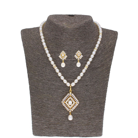 J Pearls Abarna Pearl Set - Real Pearl Jewelry