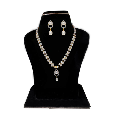 J Pearls Badarika 1 Line Pearl Sets - Real Pearl Jewelry