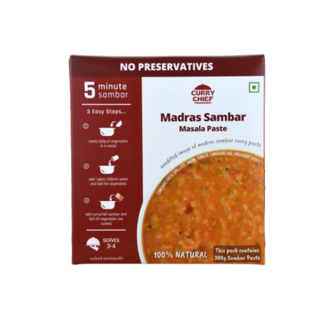 CurryChief Madras Sambar Masala Paste