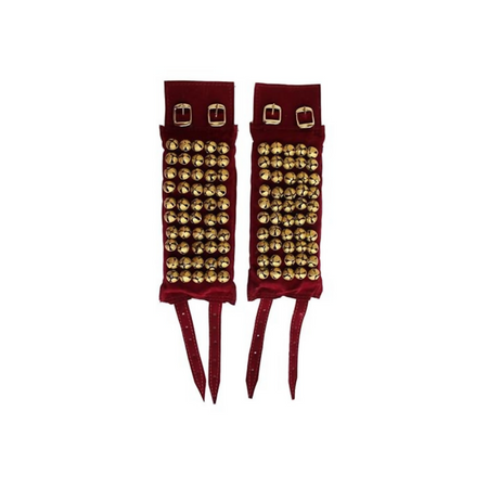 Elite trade Bharatanatyam 5 lines Satin padded Ghungroo