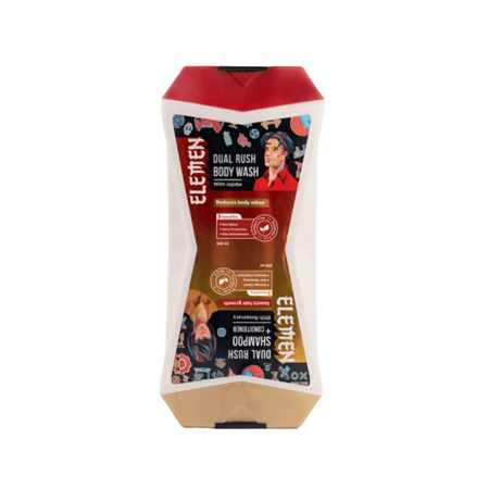 Elemen Dual Rush ā Body Wash + Shampoo & Conditioner with Jojoba and Rosemary