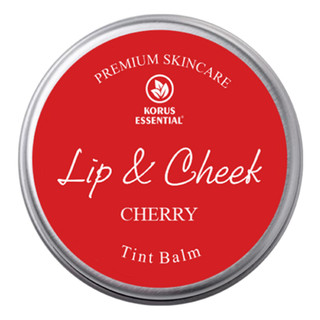 Korus Essential Cherry Lip & Cheek Tint Balm