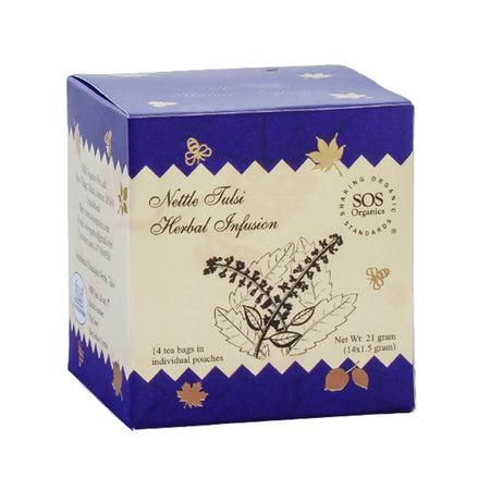 SOS Organics Nettle Tulsi Herbal Infusion