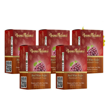Ivana Natural Redwine-Kojic Acid Handmade Soap