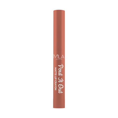 Mila Beaute Pout It Out Long Lasting & Matte Finish Lip Crayon Lipstick - Jasmine