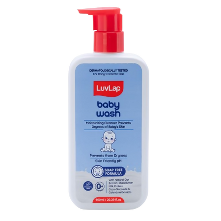 LuvLap Baby Wash with Milk Protein, Oatmeal, Shea Butter and Vitamin E
