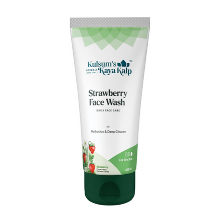 Kulsum's Kaya Kalp Straberry Face Wash For Hydration & Deep Cleanse
