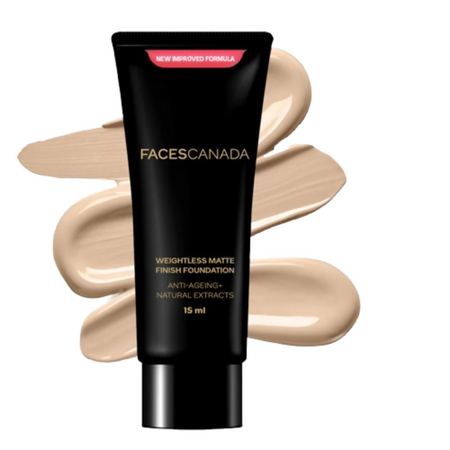 Faces Canada Weightless Matte Finish Foundation - Medium Natural 022