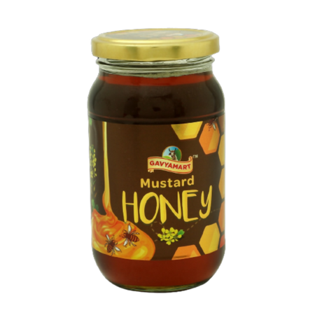 Gavyamart Mustard Honey Raw and Unprocessed