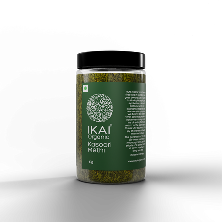 IKAI Organic Kasuri Methi (Sundried Organic Fenugreek Leaves)
