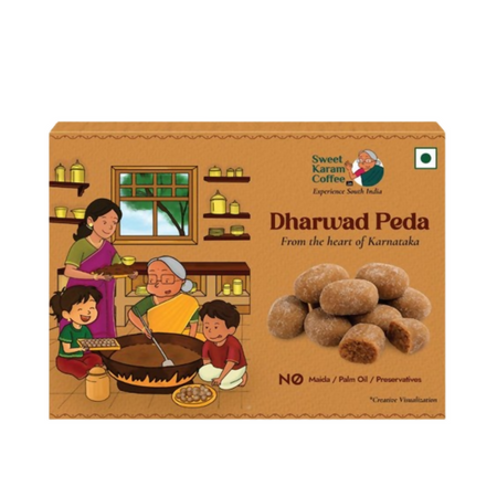 Sweet Karam Coffee Dharwad Peda (Traditional Milk Sweet)