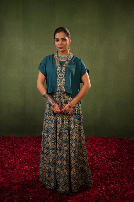 Juniper Virasat Printed Skirt Set