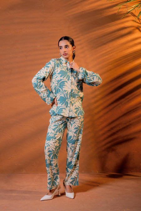 Juniper Women Relaxed Fit Floral Printed Co-Ord Set