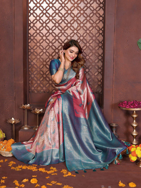 Anaita Banarasi Tissue Silk Saree