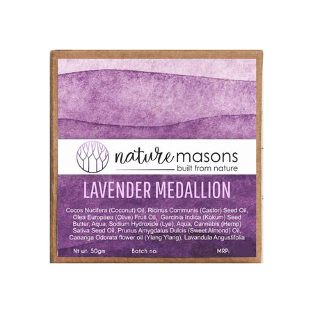 Nature Masons Lavender Medallion Soap Bar