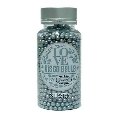 Confect Silver Disco Balls Sprinkles 6 MM