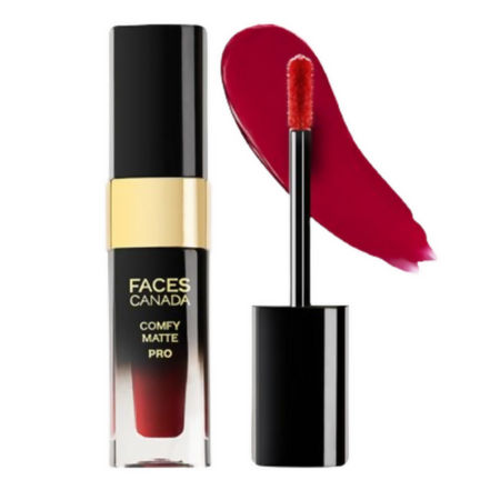 Faces Canada Comfy Matte Pro Liquid Lipstick - Revival Maroon 14