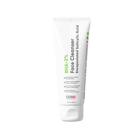 Cos-IQ Salicylic Acid 2% Face Cleanser with BHA