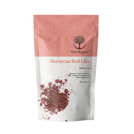 Wild Organic Moroccan Red Clay Powder