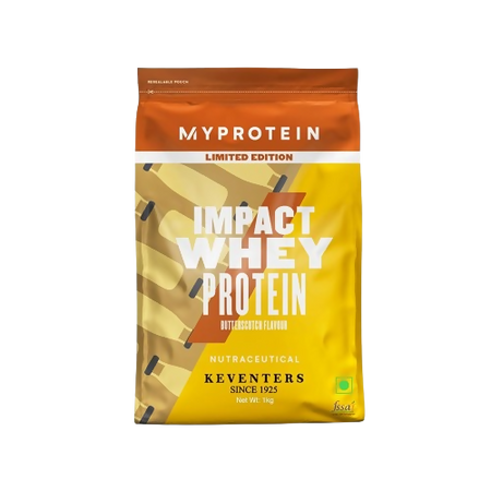 Myprotein Impact Whey Protein Powder - Keventers Butterscotch Flavor