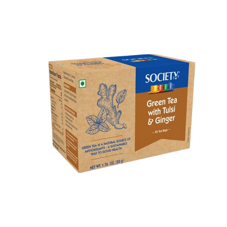 Society Green Tea With Tulsi & Ginger